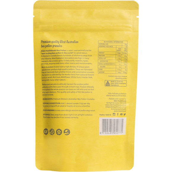 Eden Health Foods Bee Pollen 180g