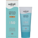 Wotnot Naturals Natural Zinc Sunscreen & BB+ Cream SPF50 Tan 50g-1