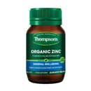 Thompson’s Organic Zinc 80 uncoated tablets bottle