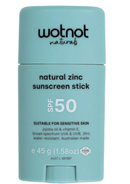 Wotnot Naturals Natural Zinc Sunscreen Stick SPF 50 45g-1