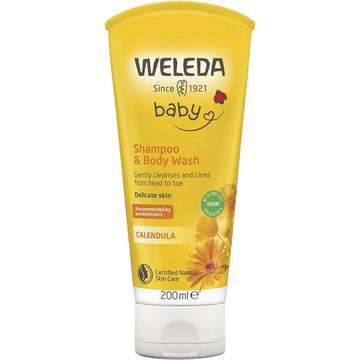 Weleda Baby Calendula Shampoo & Body Wash 200ml