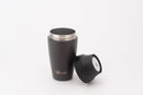 Cheeki Stainless Steel Coffee Mug Chocolate 350ml - Lid off view