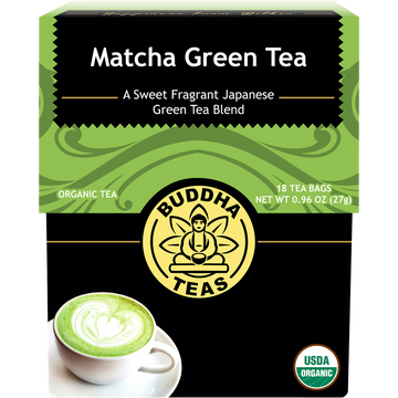 Buddha Teas Organic Matcha Green Tea 18 Tea Bags