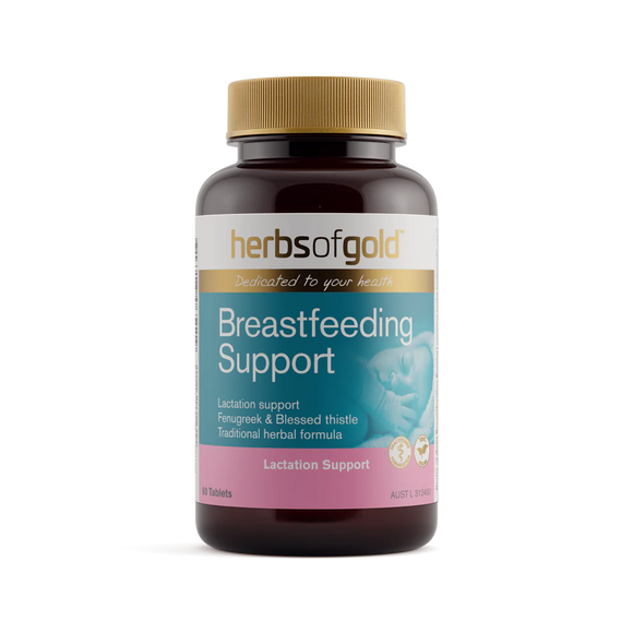 Herbs of Gold Breastfeeding Support 60 Tablets - front