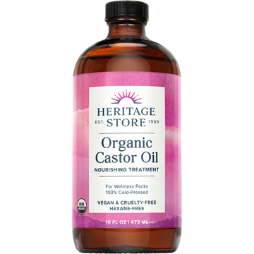 Heritage Store Organic Castor Oil Nourishing Treatment 473ml