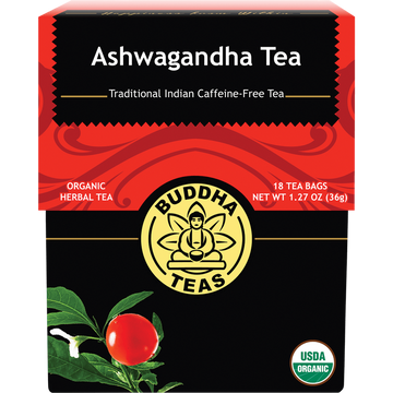 Buddha Teas Organic Ashwagandha Tea 18 Tea Bags