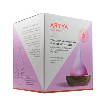 Aryya 5-in-1 Teardrop Aromatherapy Ultrasonic Diffuser