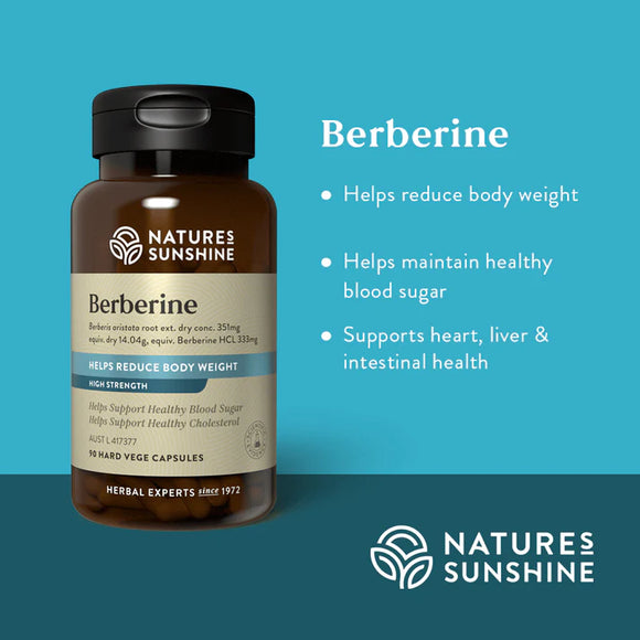 Nature's Sunshine Berberine 90 Hard Vege Capsules