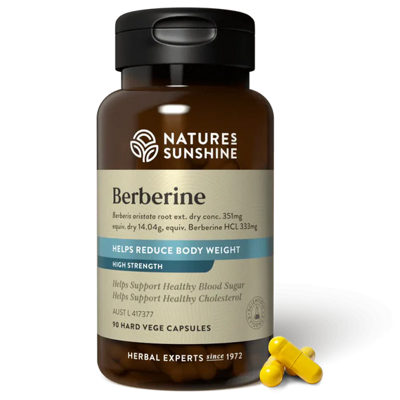 Nature's Sunshine Berberine 90 Hard Vege Capsules