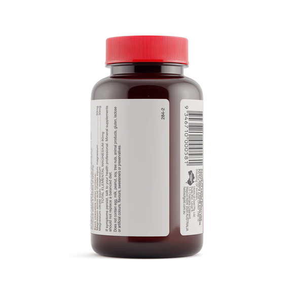 Herbs of Gold Children's Magnesium Care Chewable 60t - back label with barcode