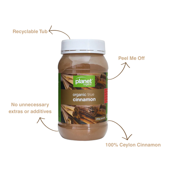 Planet Organic True Cinnamon Powder 250g