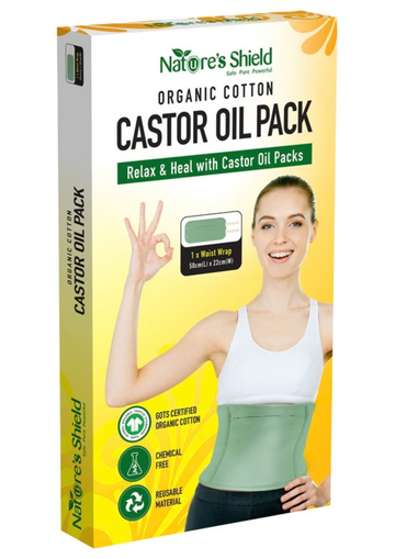 Nature's Shield Organic Castor Oil Pack – Waist Wrap