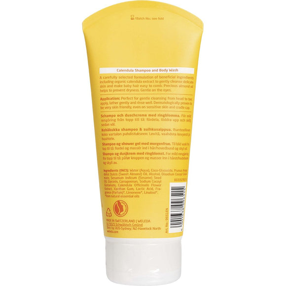 Weleda Baby Calendula Shampoo & Body Wash 200ml