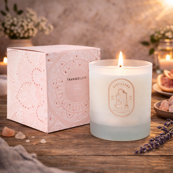 Distillery Fragrance House Soy Candle Tranquility (Vanilla Dream) 190g