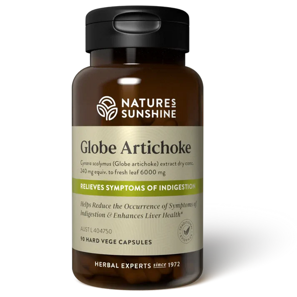 Natures Sunshine Globe Artichoke 240mg 90 Capsules