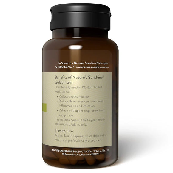 Natures Sunshine Golden Seal 525mg 100 Capsules