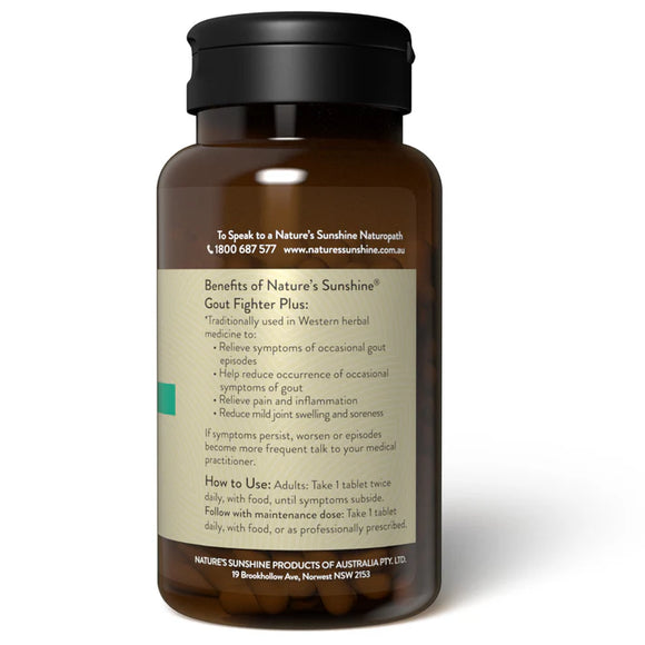 Nature's Sunshine Gout Fighter Plus 60 Tablets