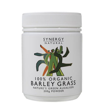 Synergy Natural 100% Organic Barley Grass Powder 200g