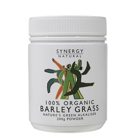 Synergy Natural 100% Organic Barley Grass Powder 200g