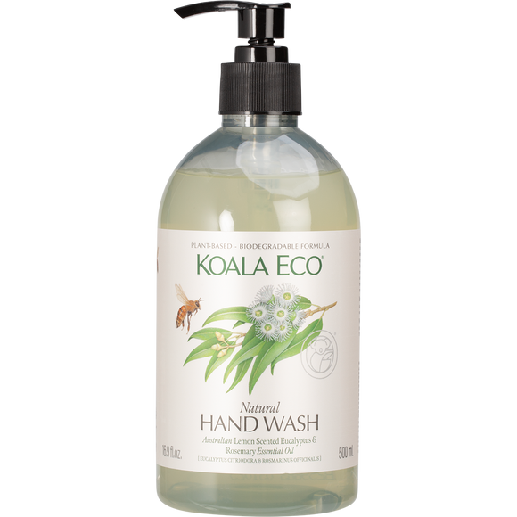 Koala Eco Natural Hand Wash Lemon Scented Eucalyptus & Rosemary 500ml