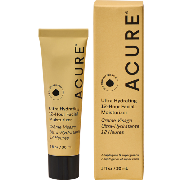 ACURE Ultra Hydrating 12-Hour Facial Moisturizer Adaptogens & Supergreens 30ml