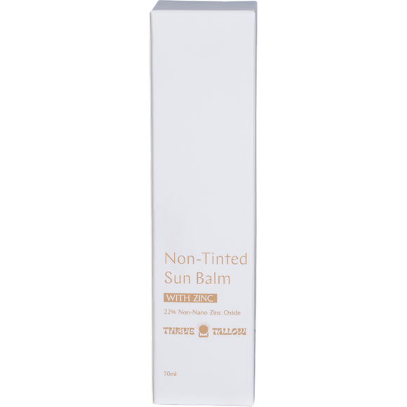 Thrive Tallow Non-Tinted Sun Balm with Zinc 70ml