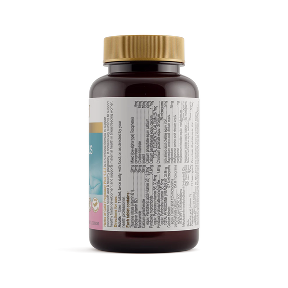 Herbs of Gold Pregnancy Plus 1-2-3 60 Tablets - ingredients side