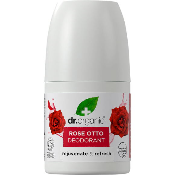 Dr Organic Rose Otto Roll-On Deodorant 50ml