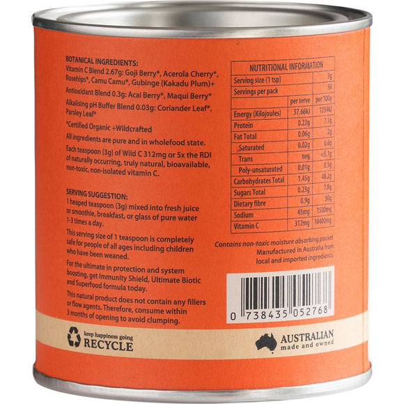 Eden Healthfoods Wild C Truly Natural Vitamin C 150g