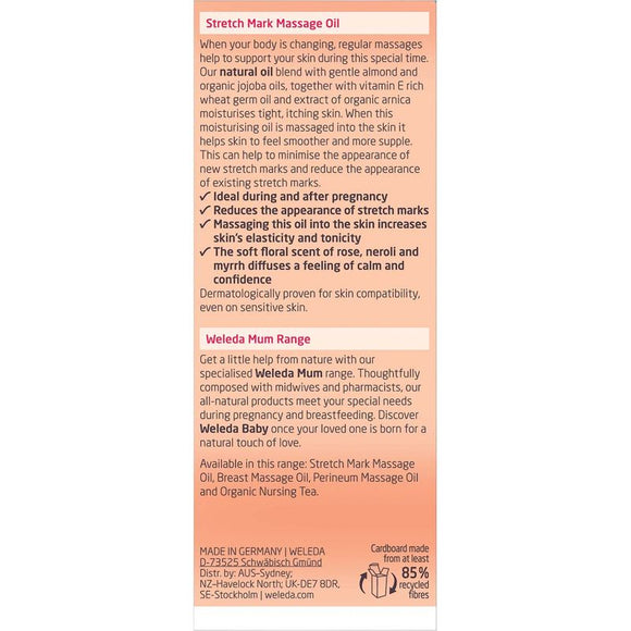 Weleda Mum Stretch Mark Massage Oil 100ml
