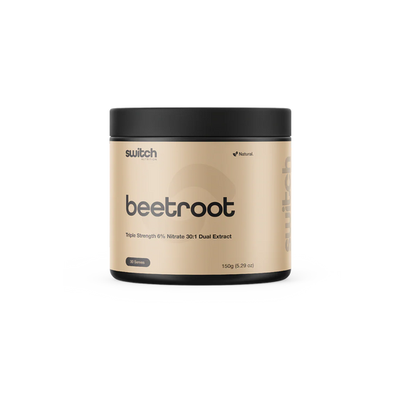 SWITCH NUTRITION Beetroot Triple Strength 6% Nitrate 30:1 Dual Extract 150g