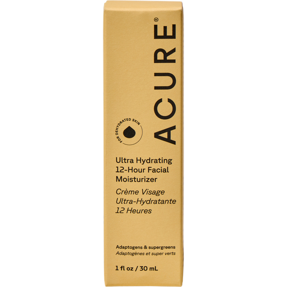 ACURE Ultra Hydrating 12-Hour Facial Moisturizer Adaptogens & Supergreens 30ml