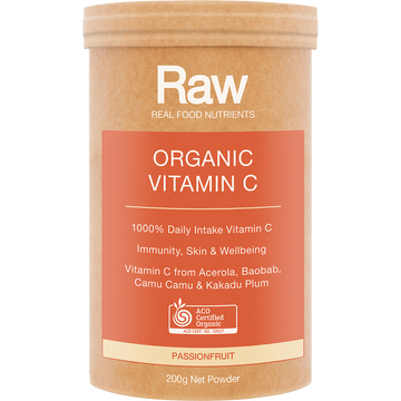 Amazonia Raw Real Food Nutrients Organic Vitamin C Passionfruit 200g