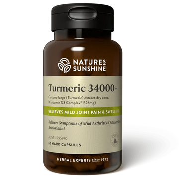Nature's Sunshine Turmeric 34000+ 60 Capsules