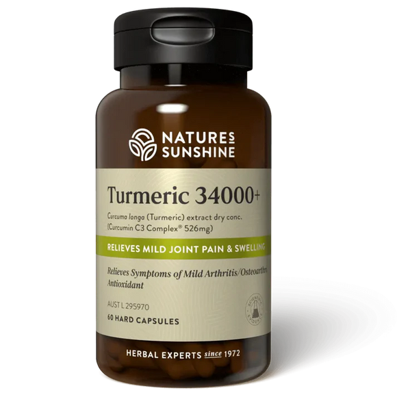 Nature's Sunshine Turmeric 34000+ 60 Capsules