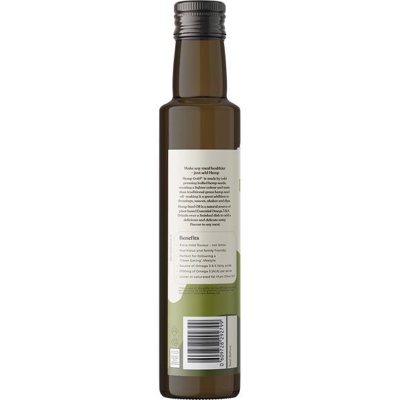 Hemp Foods Australia Organic Hemp Gold® Seed Oil 250ml
