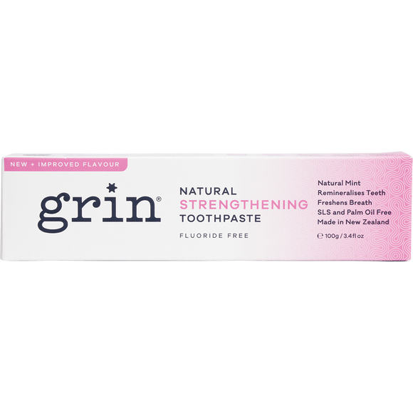 Grin Natural Strengthening Toothpaste Fluoride Free 100g