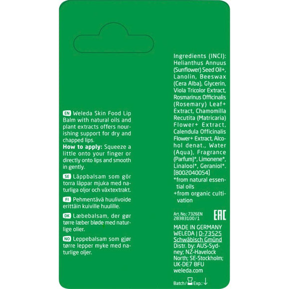 Weleda Skin Food Lip Balm 8ml