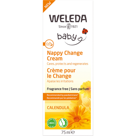 Weleda Baby Calendula Nappy Change Cream Fragrance Free 75ml