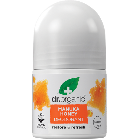 Dr Organic Manuka Honey Deodorant Roll-On 50ml