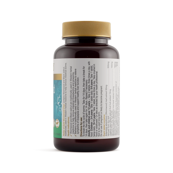 Herbs of Gold Wormwood Clear ingredients and directions