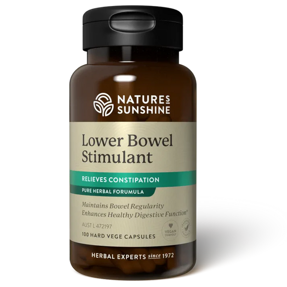 Natures Sunshine Lower Bowel Stimulant 100 Capsules
