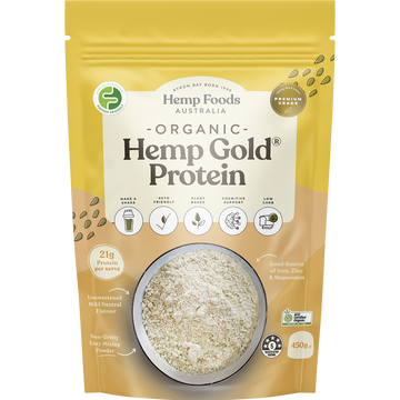 Hemp Foods Australia Organic Hemp Gold® Protein 450g
