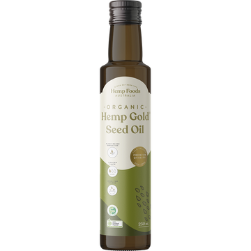 Hemp Foods Australia Organic Hemp Gold® Seed Oil 250ml