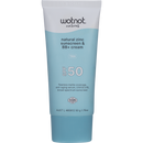 Wotnot Naturals Natural Zinc Sunscreen & BB+ Cream SPF50 Tan 50g-2