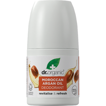 Dr Organic Moroccan Argan Oil Deodorant Roll-On 50ml