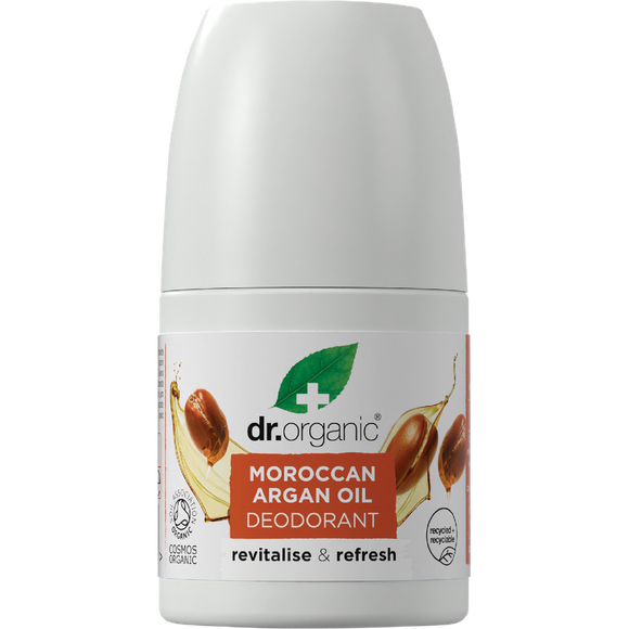 Dr Organic Moroccan Argan Oil Deodorant Roll-On 50ml