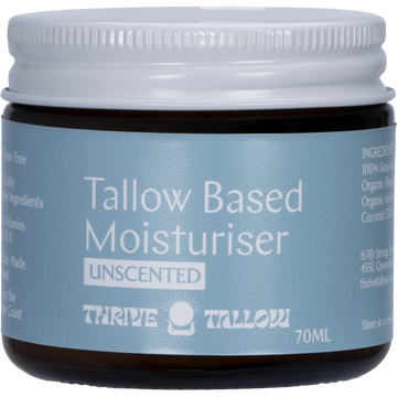 Thrive Tallow Tallow-Based Moisturiser Unscented 70ml