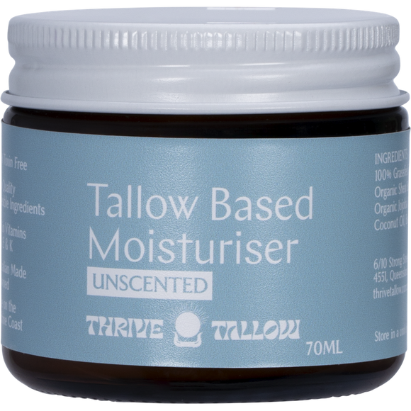 Thrive Tallow Tallow-Based Moisturiser Unscented 70ml