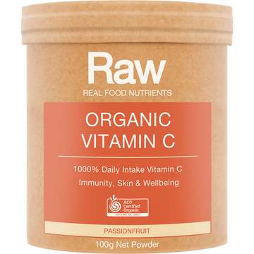 Amazonia Raw Real Food Nutrients Organic Vitamin C Passionfruit 100g